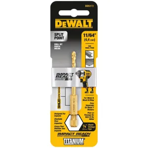 11/64 IN. IMPACT READY Titanium Nitride Coating Drill Bit