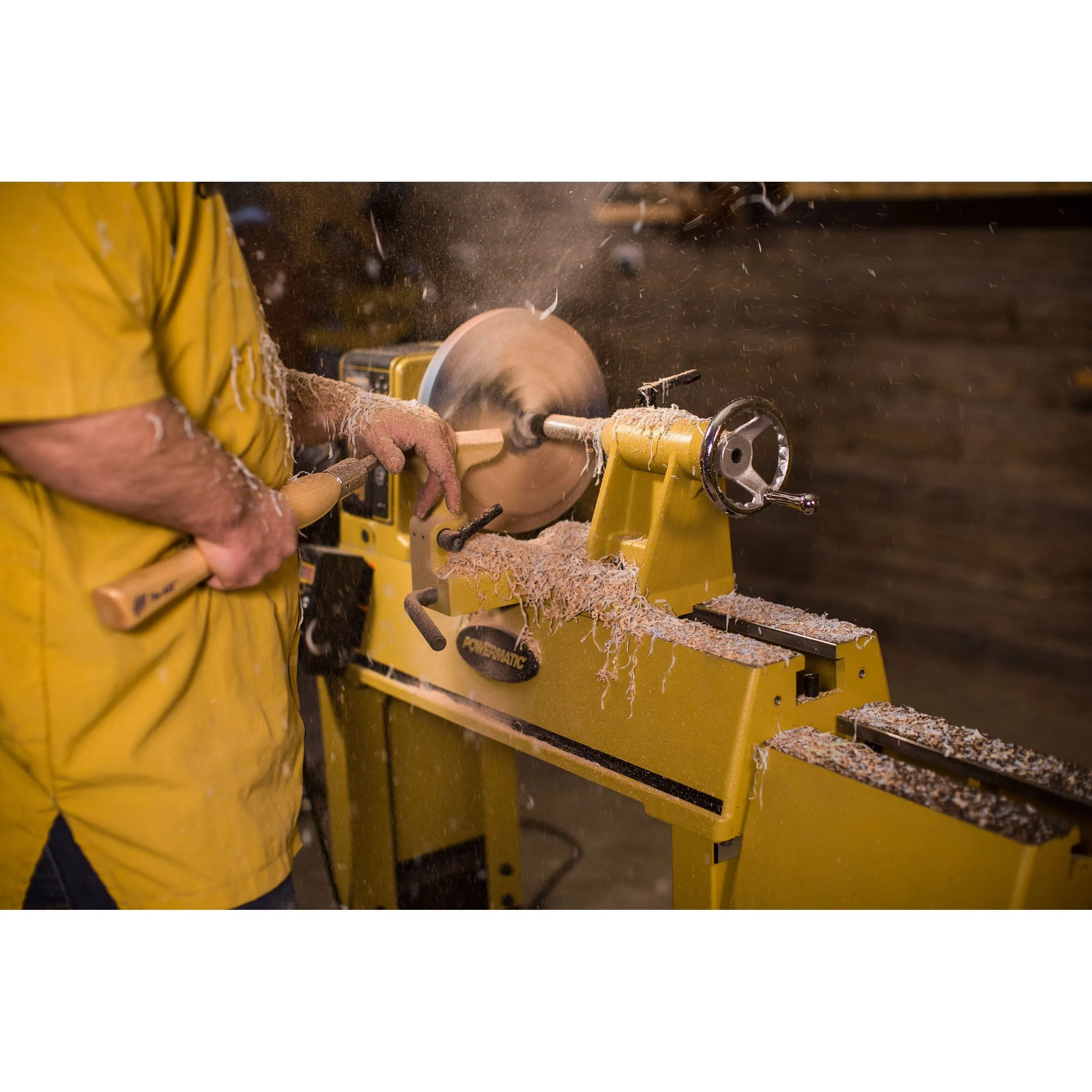 14" x 20" Woodworking Lathe with Stand - 1 HP 1 Ph 115V - PM2014