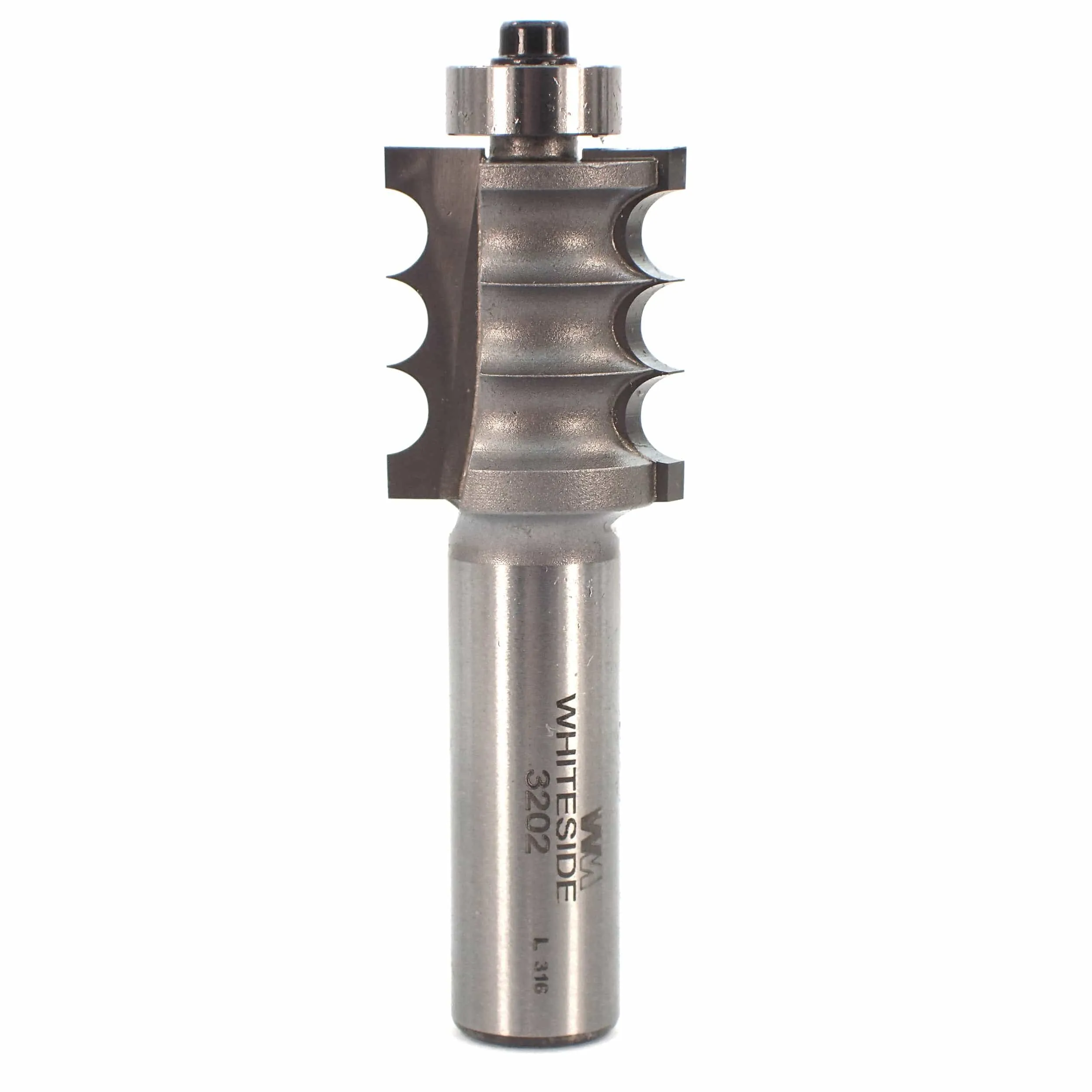 3202 Multi-Beading Router Bit 1/2" SH 1/8" R 7/8" D x 1" CL x 2-3/4" OL