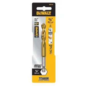 3/8 IN. IMPACT READY Titanium Nitride Coating Drill Bit
