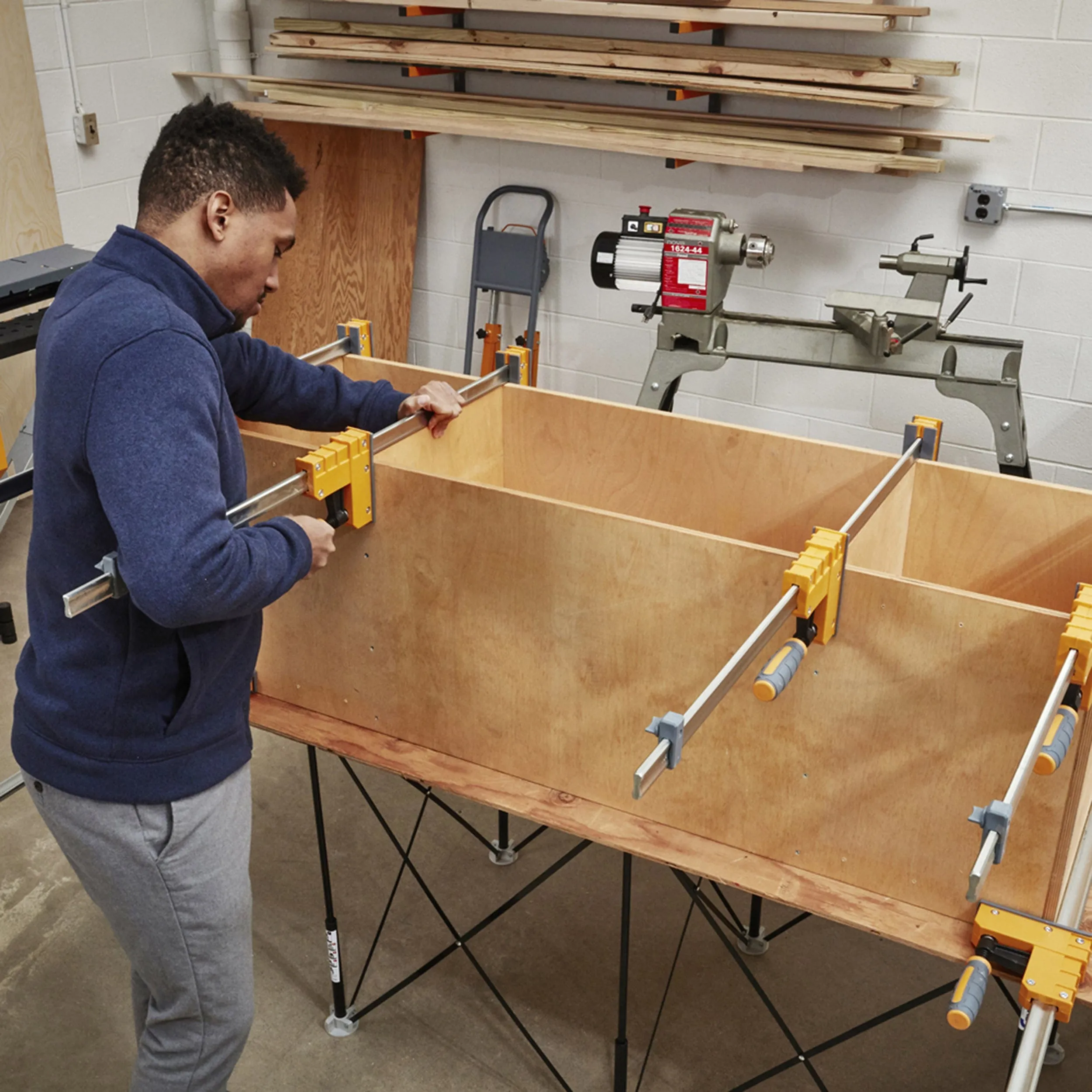 4-Piece (2) 24" and (2) 31" Parallel Clamp Set