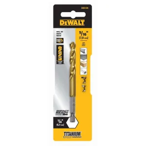 5/16 IN. IMPACT READY Titanium Nitride Coating Drill Bit