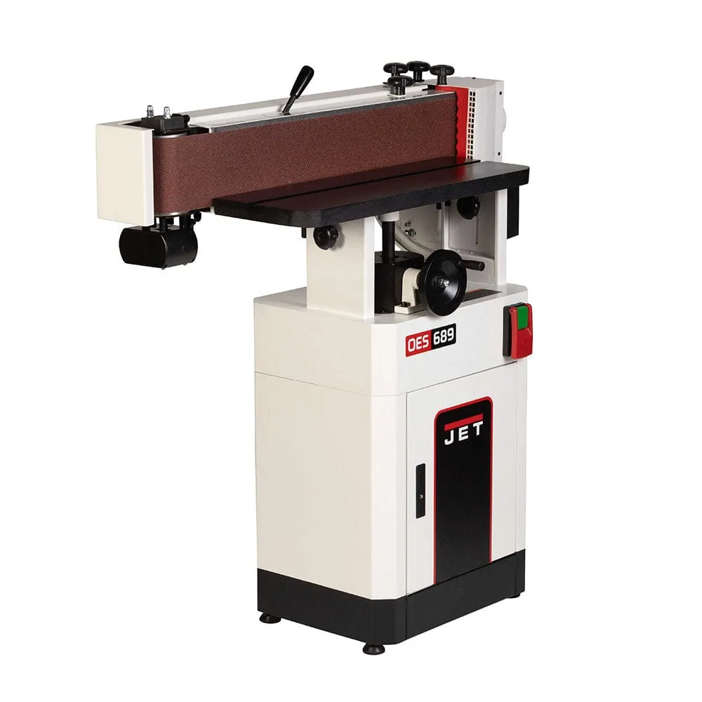 6" X 89" Jet Black Oscillating Belt Edge Sander- 1.75 HP 1 Ph- 115/230V- OES-689-BLK