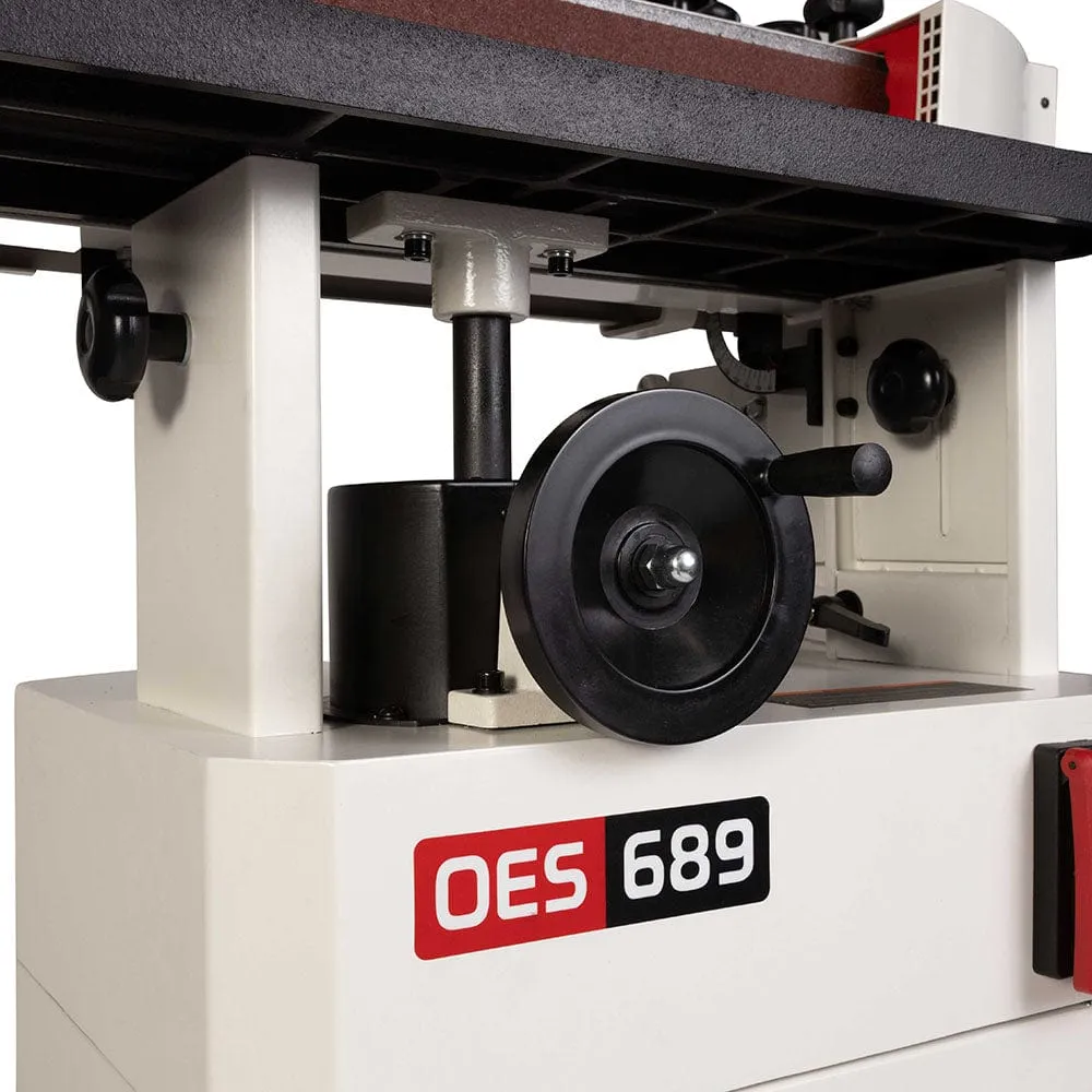 6" X 89" Jet Black Oscillating Belt Edge Sander- 1.75 HP 1 Ph- 115/230V- OES-689-BLK