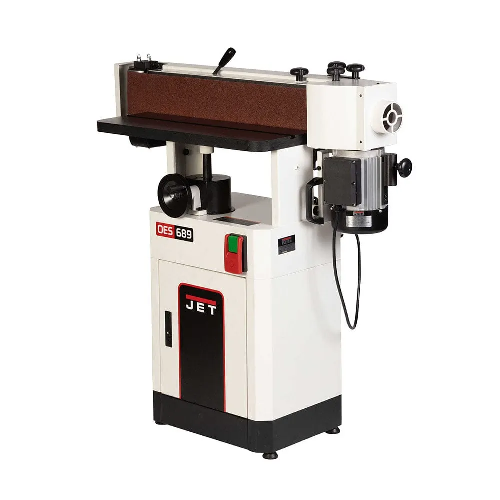 6" X 89" Jet Black Oscillating Belt Edge Sander- 1.75 HP 1 Ph- 115/230V- OES-689-BLK