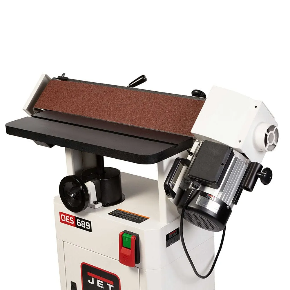 6" X 89" Jet Black Oscillating Belt Edge Sander- 1.75 HP 1 Ph- 115/230V- OES-689-BLK