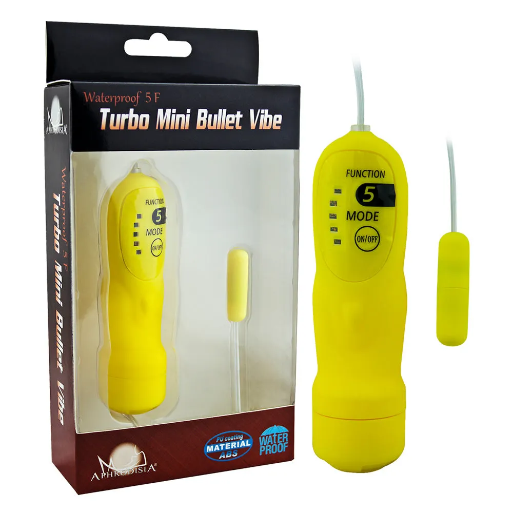 Aphrodisia Turbo Mini Bullet Vibrator & Corded Remote