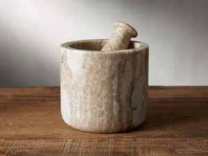 Aster Mortar & Pestle in Toronto Brown