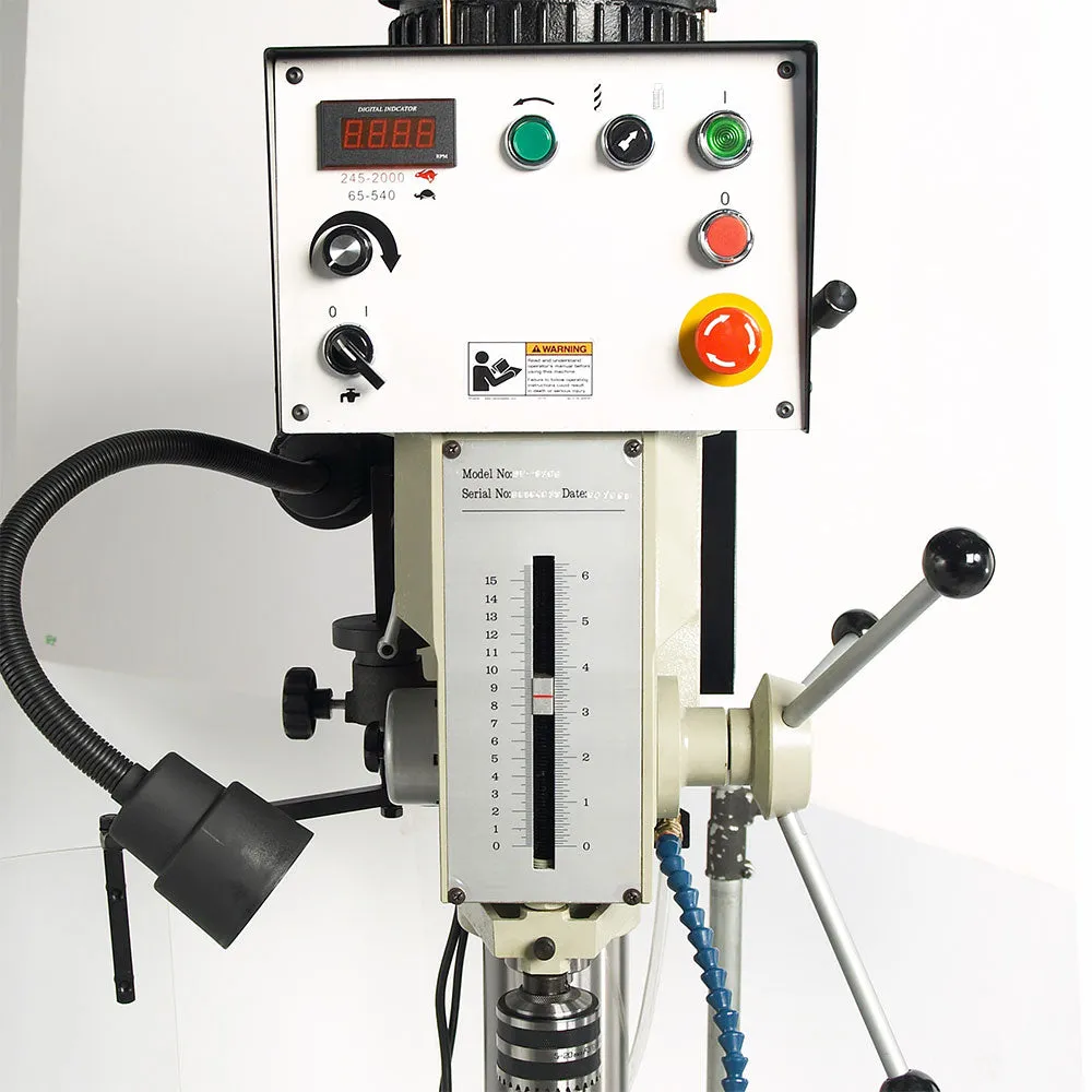 Baileigh 1002869 DP-1250VS 220V 1PH Drill Press w/ Digital Readout