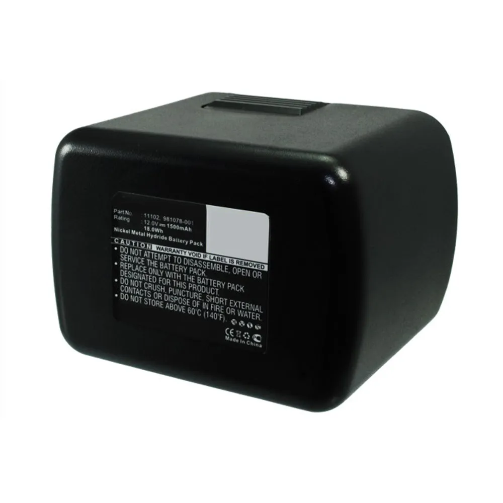 Batteries N Accessories BNA-WB-H10963 Power Tool Battery - Ni-MH, 12V, 1500mAh, Ultra High Capacity - Replacement for Craftsman 11102 Battery