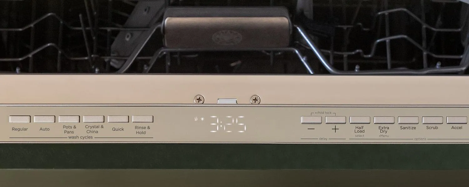 Bertazzoni DW24T3IXV 24 Inch Dishwasher Tall Tub With Stainless Steel Panel And Bar Handle, 15 Place Settings, 42 Db, 6 Wash Cycles Stainless Steel