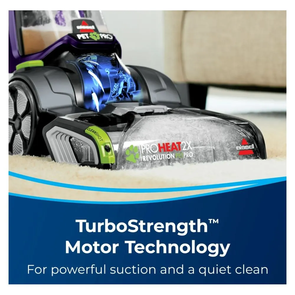 BISSELL 3586 Pro Heat 2X Revolution Pet Pro Full-Size Carpet Cleaner