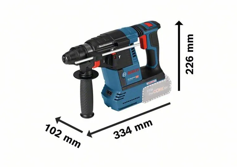 Bosch GBH 18V-26 Professional Cordless Rotary Hammer With SDS Plus | Model : B-GBH18V-26