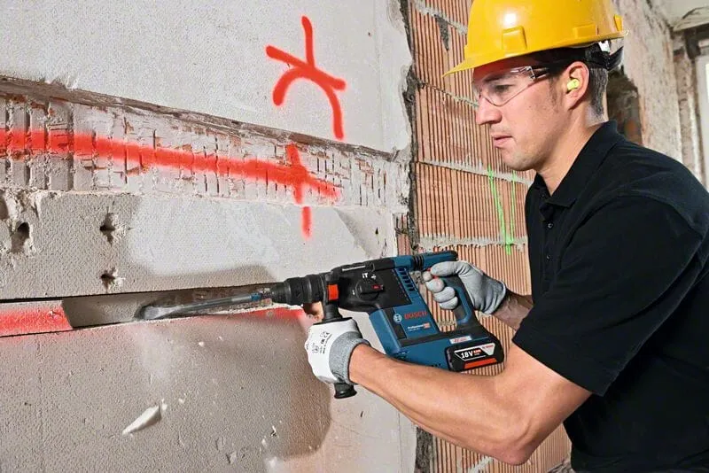 Bosch GBH 18V-26 Professional Cordless Rotary Hammer With SDS Plus | Model : B-GBH18V-26