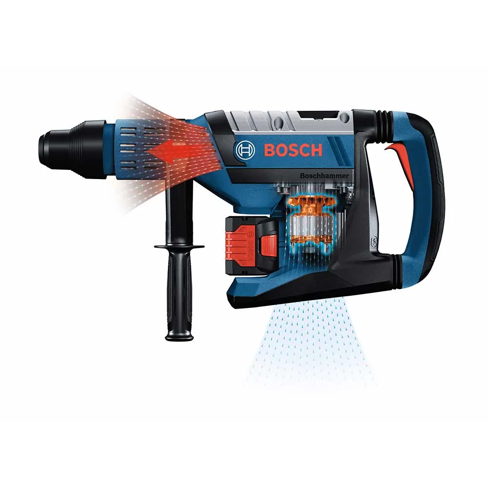Bosch GBH18V-45CK24 18V PROFACTOR 1-7/8" SDS-Max Rotary Hammer w/8.0Ah Batteries