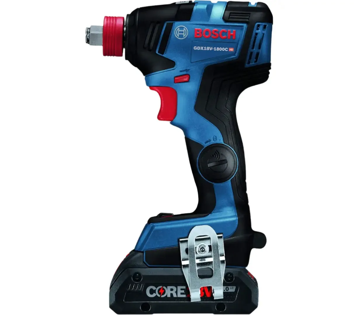 BOSCH  GDX18V 1800CB25  -  18V EC Brushless Connected-Ready Freak 1/4 In. and 1/2 In. Two-In-One Bit/Socket Impact Driver Kit