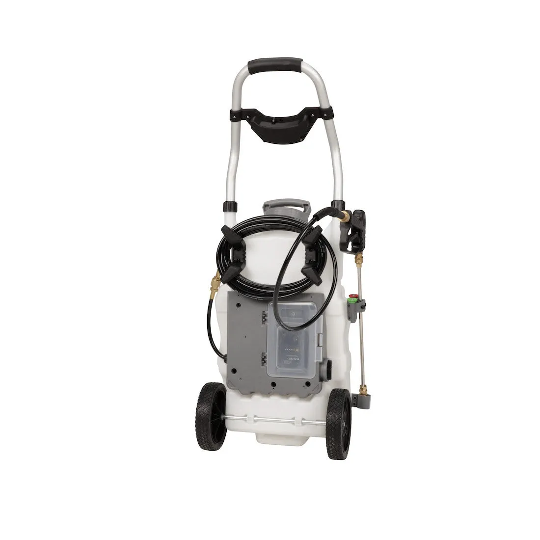 Concrete  Monsoon 2.5 5-Position Variable Pressure Battery Rolling Sprayer (9-Gallon)