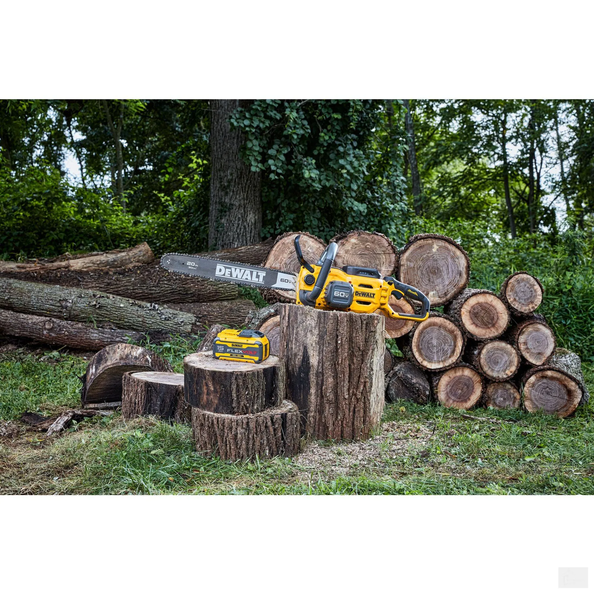 Dewalt 60V MAX Brushless Cordless 20 in. 15Ah Chainsaw Kit (DCCS677Z1)