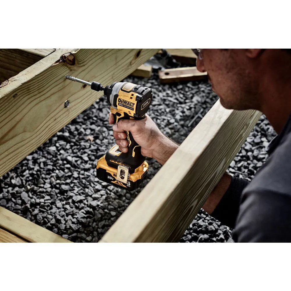 DeWALT DCF850P2-KIT 20V Atomic Impact Driver Kit w/ 35 Piece Screwdriver Set