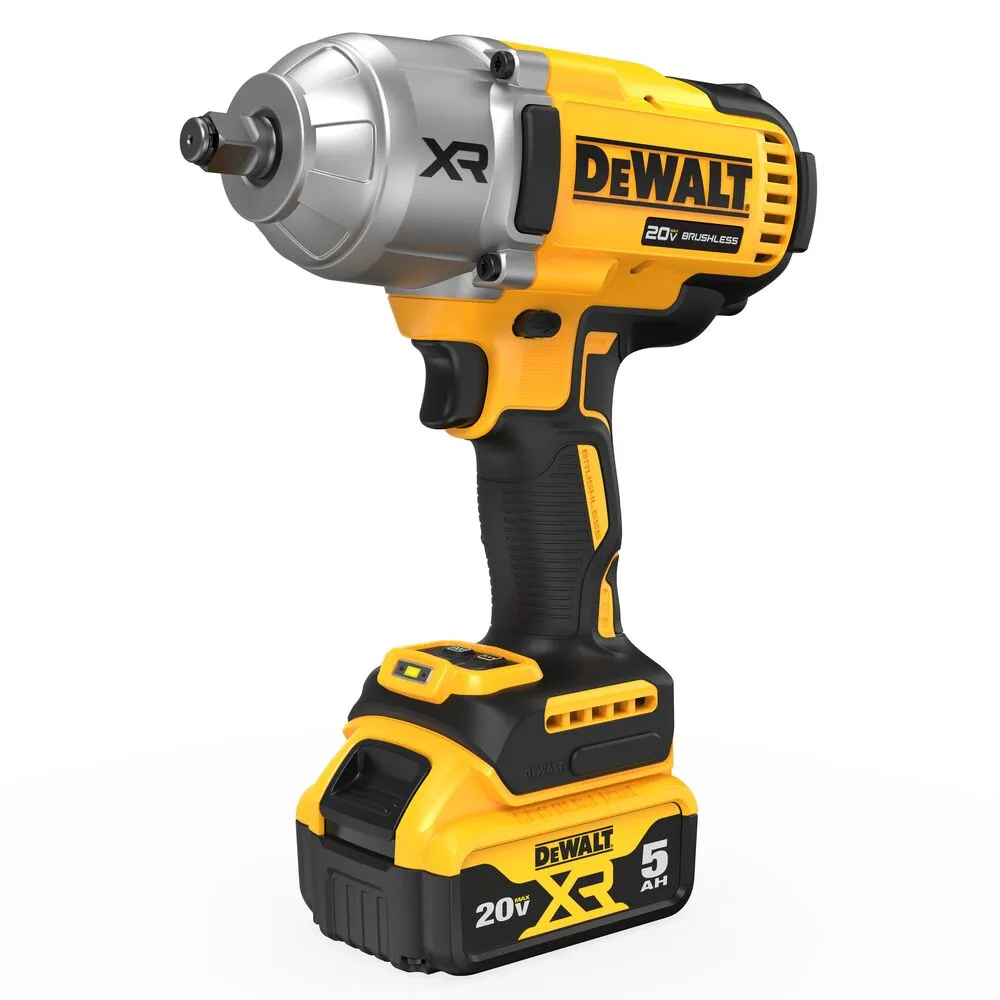 DeWALT DCF900P1 20V MAX XR 1/2" High Torque Impact Wrench w/ Hog Ring Anvil