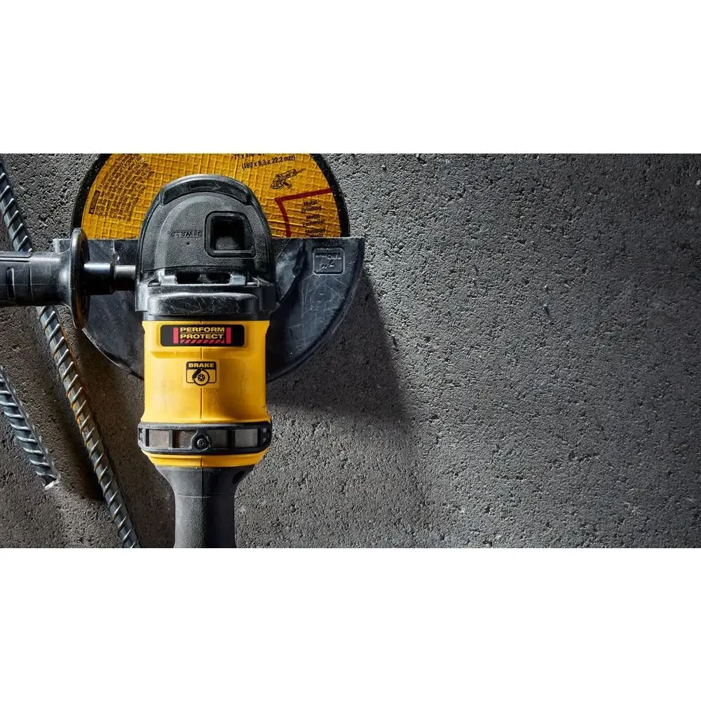 DEWALT DCG440B-60V Max 7 In. Brushless Cordless Grinder With Kickback Brake (Tool Only)
