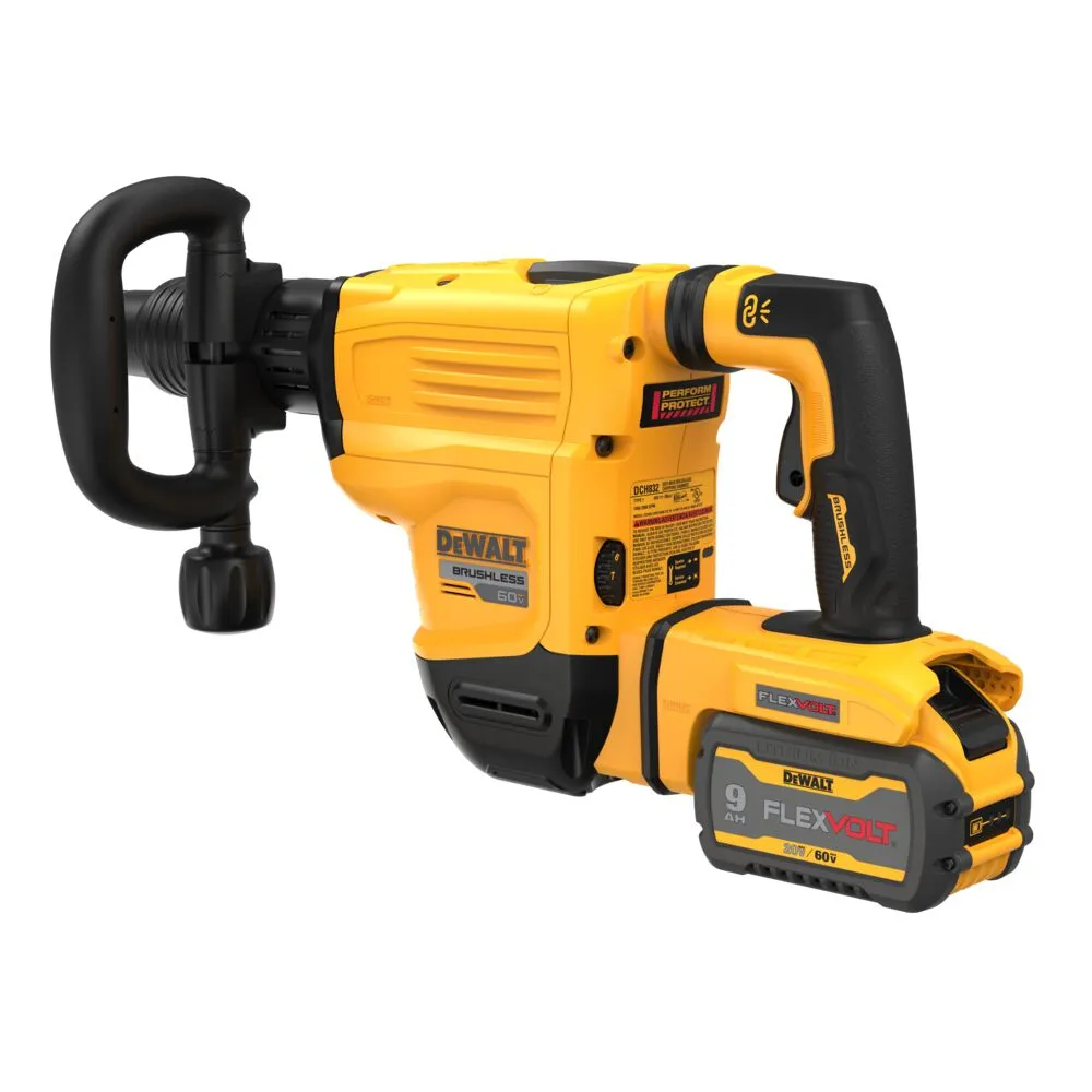 DeWALT DCH832X1 60V SDS MAX Cordless Lithium-Ion Chipping Hammer Kit
