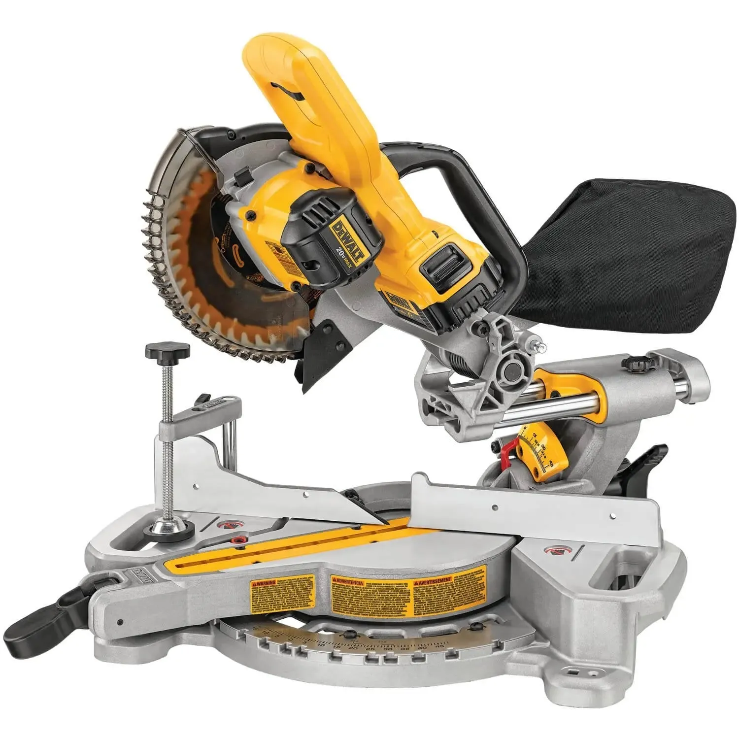 DEWALT DCS361M1-20V MAX* 7-1/4-Inch Miter Saw, Cordless