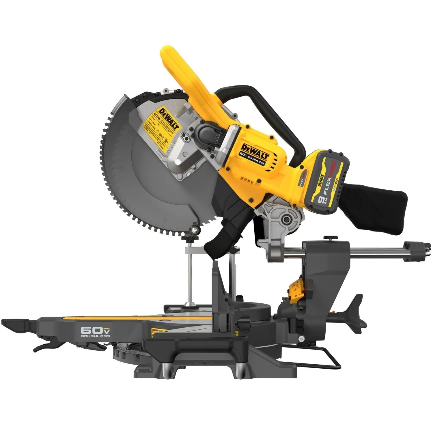 DEWALT DCS781X1-12" 60V Sliding Miter Saw (9.0Ah)