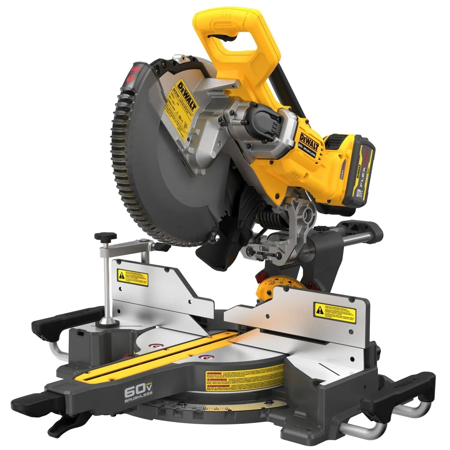 DEWALT DCS781X1-12" 60V Sliding Miter Saw (9.0Ah)