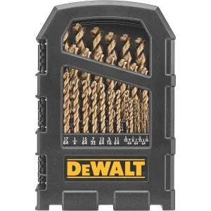 DEWALT DWA1269-Drill Bit Set, Pilot Point, Cobalt Alloy Steel, 29-Piece