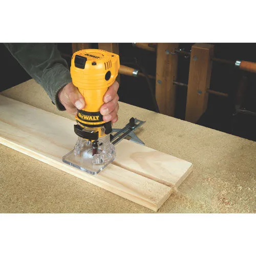 DeWALT DWE6000 1/4" Collet Single Speed Laminate Trimmer Cutter - Electric