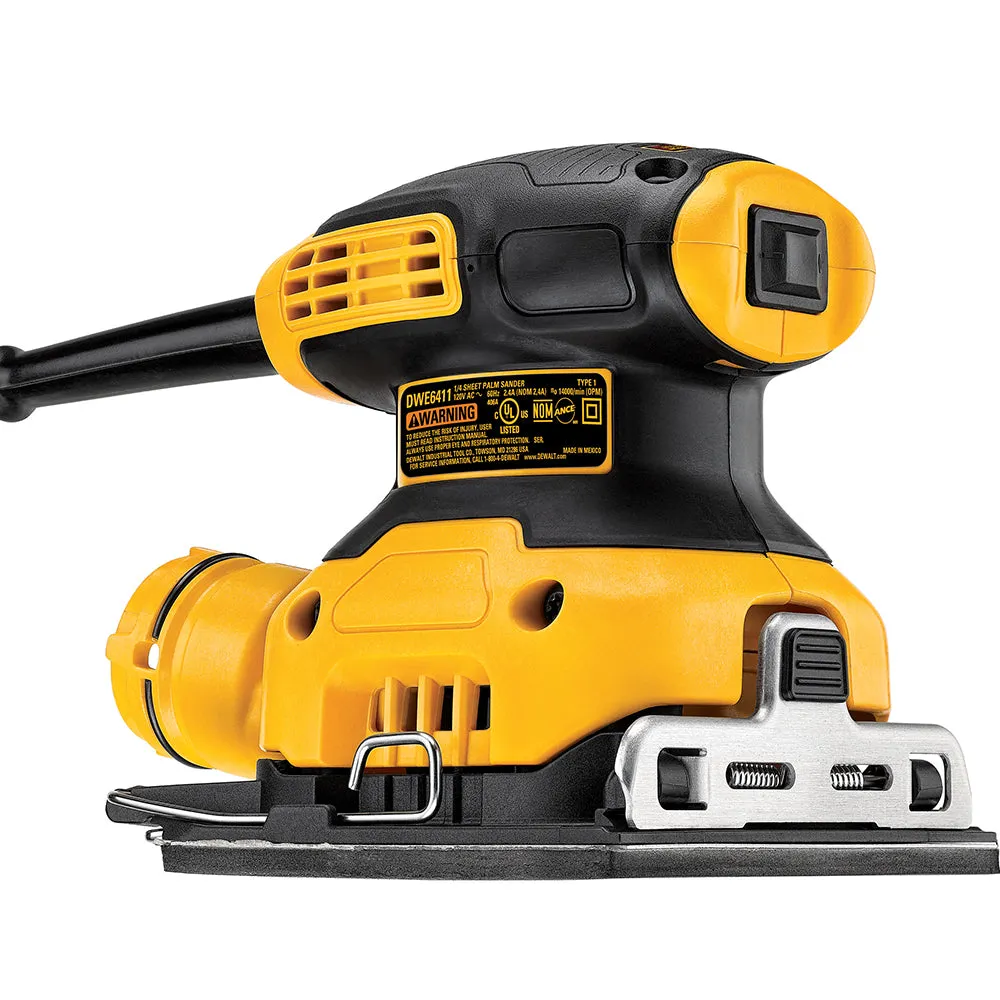 DeWALT DWE6411 1/4-Inch 2.4 Amp 12,000 Opm Electric Corded Sheet Sander