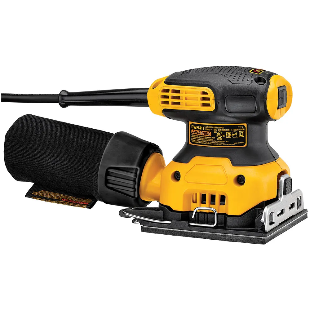 DeWALT DWE6411 1/4-Inch 2.4 Amp 12,000 Opm Electric Corded Sheet Sander