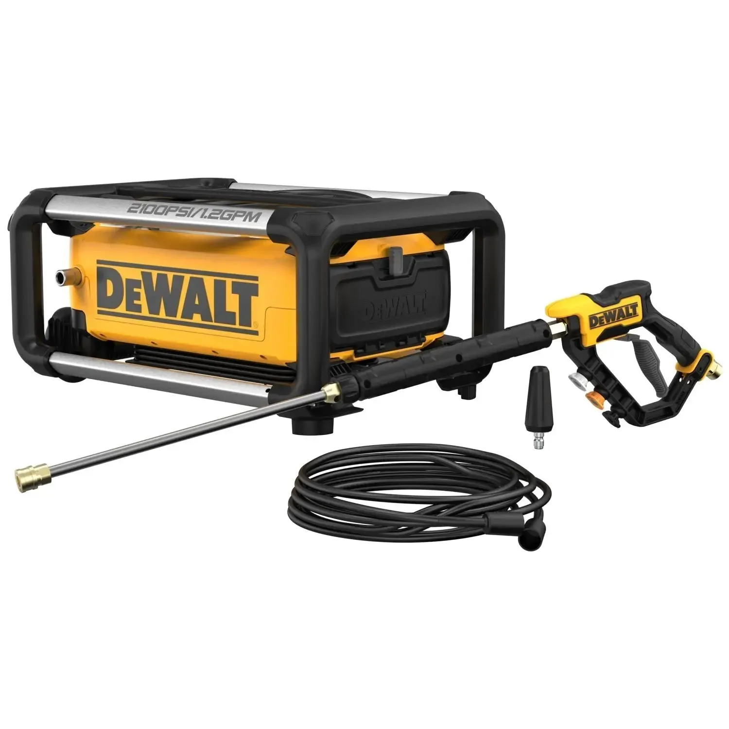DEWALT DWPW2100-2,100 MAX psi* 1.2 gpm* 13 Amp Electric Jobsite Cold Water Pressure Washer