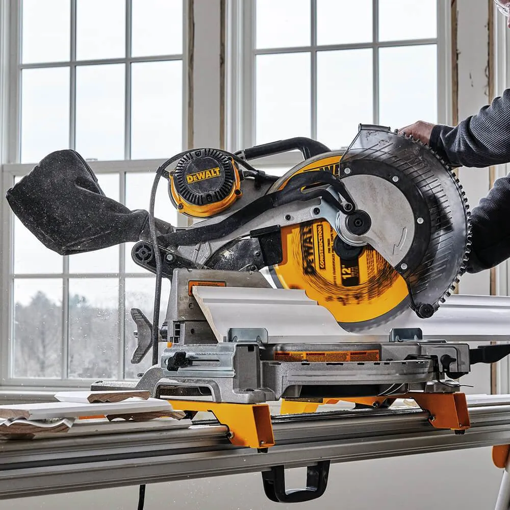 DeWALT DWS716XPS 12 Inch 15 Amp Compound Double Bevel Miter Saw Kit