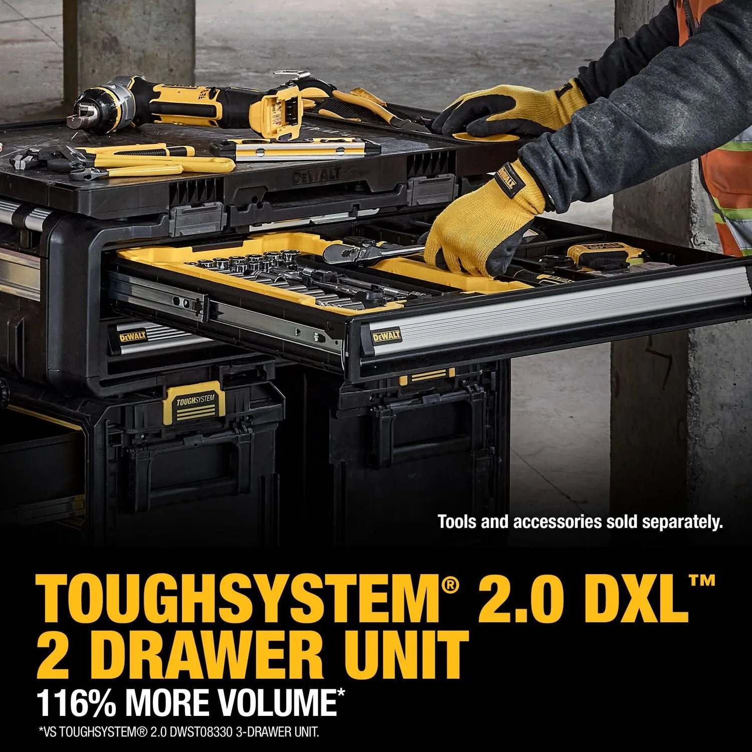 DEWALT DWST08520 TOUGHSYSTEM® 2.0 DXL™ 30 in. 2 Drawers