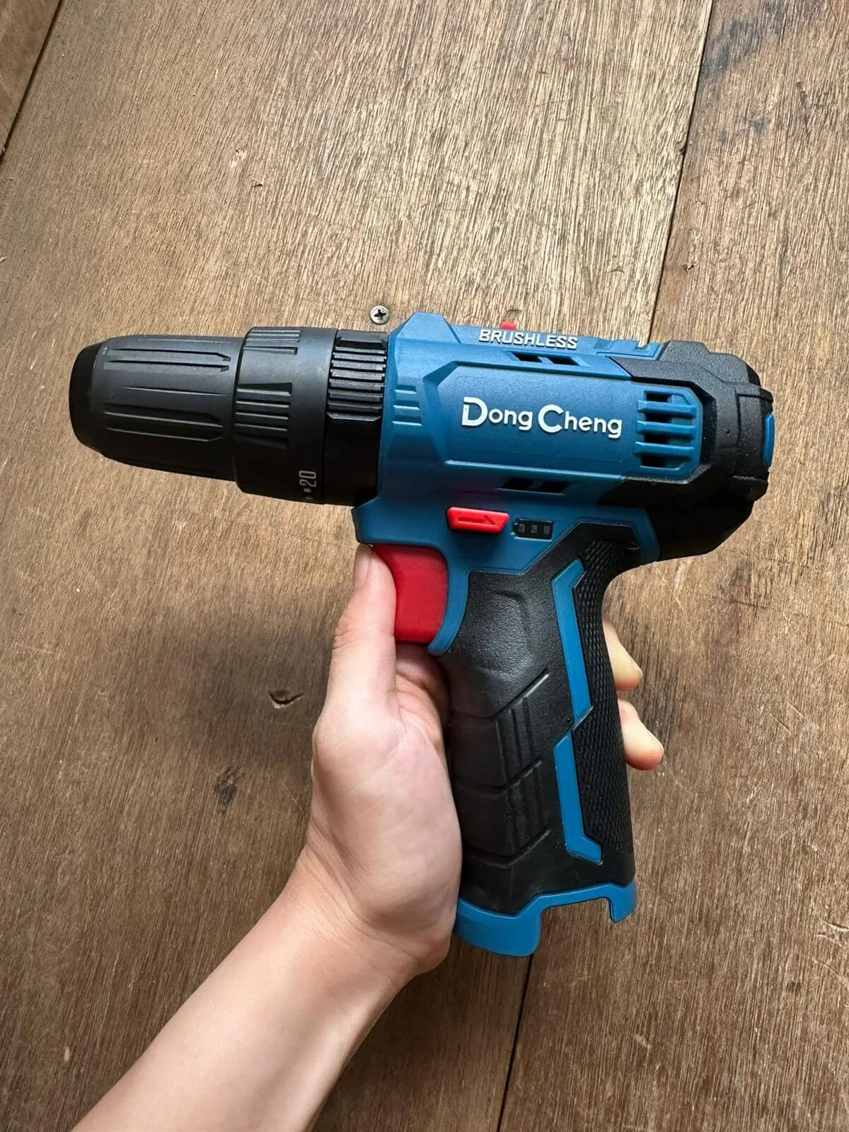 DONG CHENG 12V DCJZ23-10I DCPL04-8 Cordless Brushless Impact Driver   Brushless Hammer Drill Set (Combo Kit) (No Warranty) | Model : D-DCKIT25EK