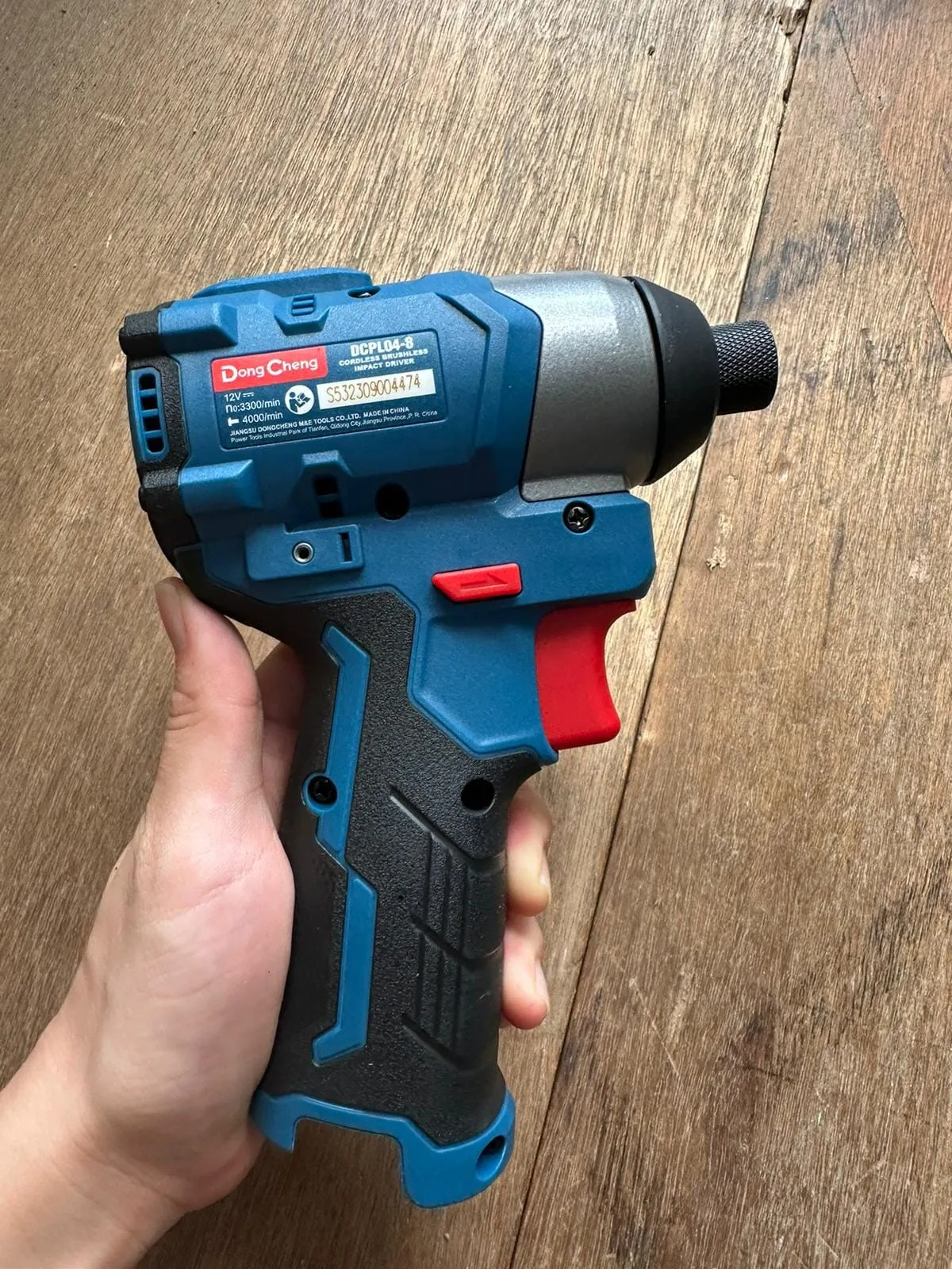 DONG CHENG 12V DCJZ23-10I DCPL04-8 Cordless Brushless Impact Driver   Brushless Hammer Drill Set (Combo Kit) (No Warranty) | Model : D-DCKIT25EK