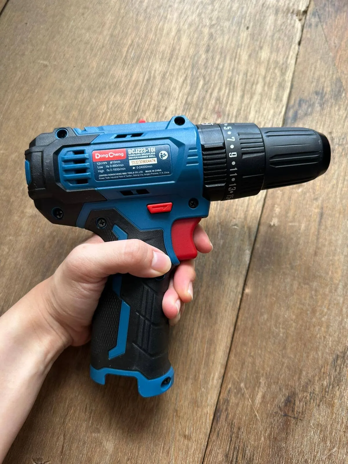 DONG CHENG 12V DCJZ23-10I DCPL04-8 Cordless Brushless Impact Driver   Brushless Hammer Drill Set (Combo Kit) (No Warranty) | Model : D-DCKIT25EK
