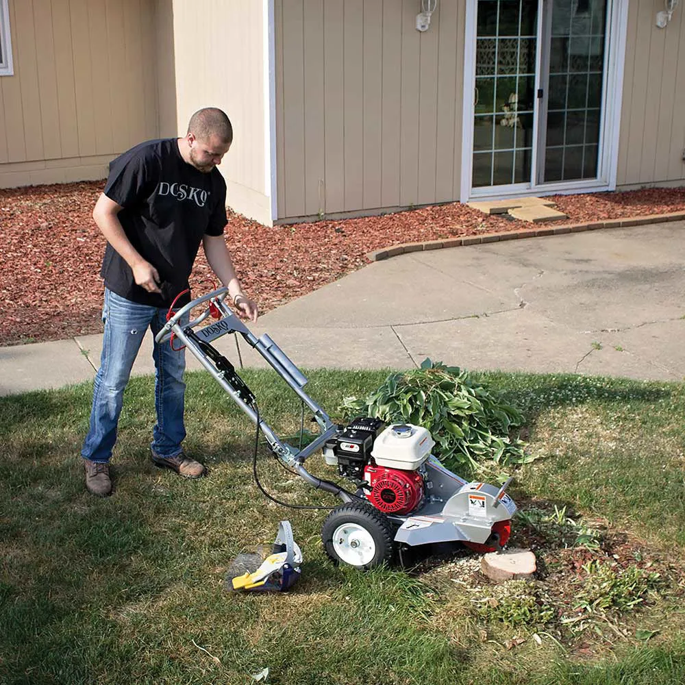 Dosko 200-6HC 6 HP Stump Grinder Mini w/ Honda GX200 Engine