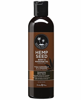 Earthly Body Dreamsicle Massage Body Oil - 8 oz
