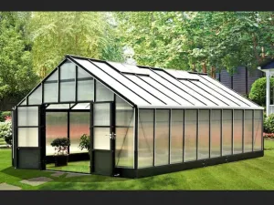 Evergreen Pro Greenhouse 17ft x 24ft Black