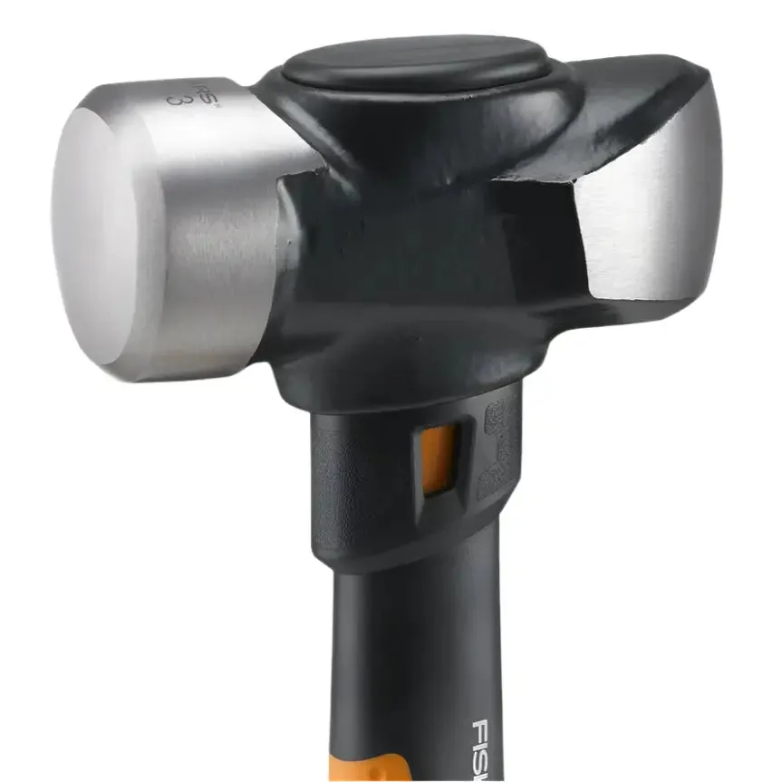 FISKARS FSK750910 - IsoCore 3 lb. Forged Steel Head Club Hammer 13 in.