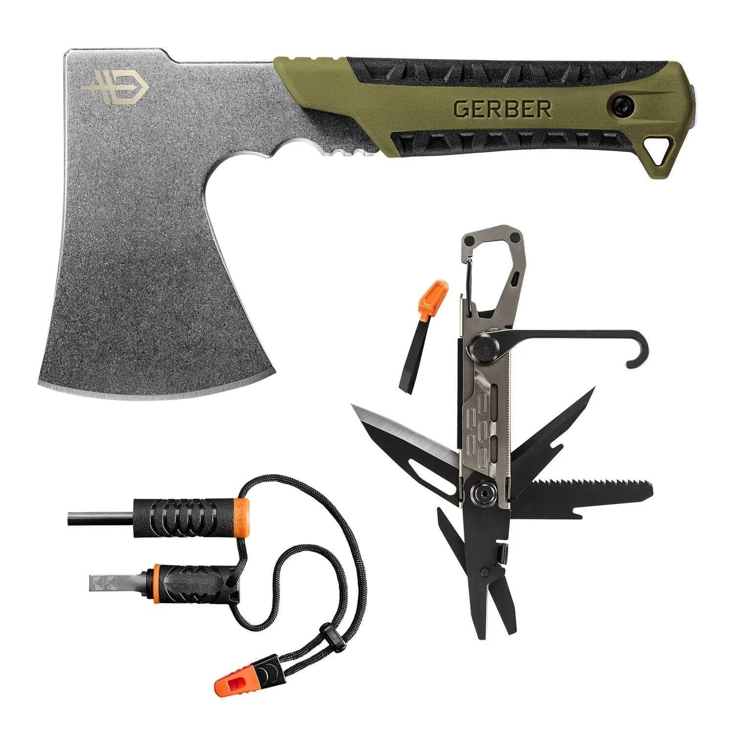 Gerber GER1069308 - Stake Out   Fire Starter   Pack Hatchet