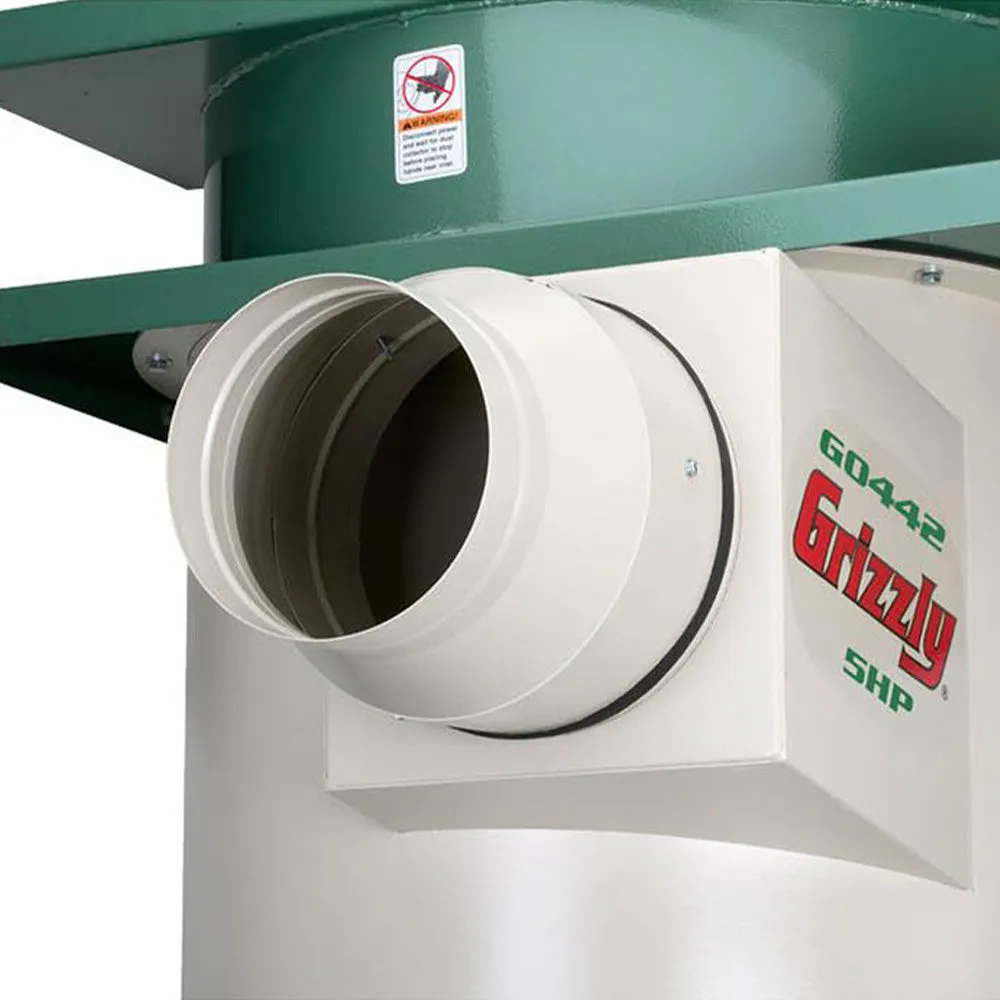 Grizzly G0442 220V 5 HP Cyclone Dust Collector