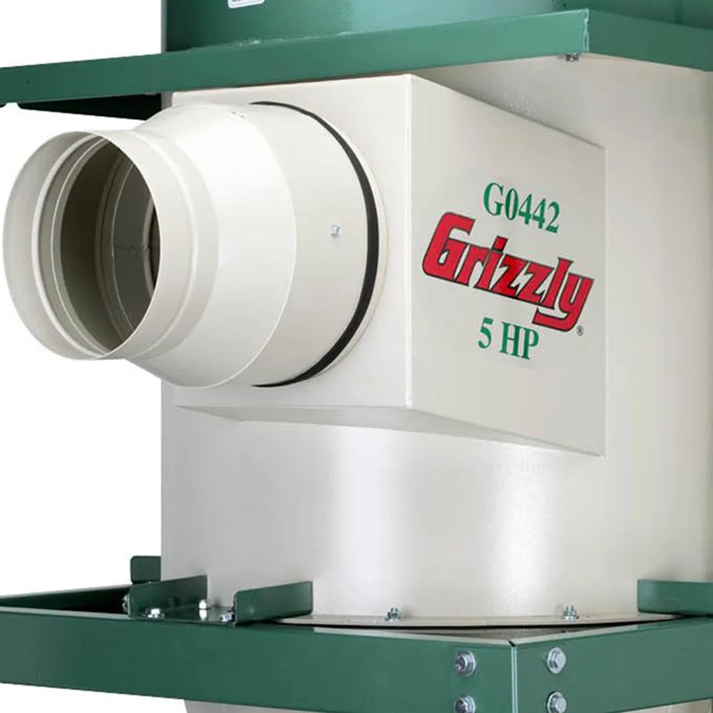Grizzly G0442 220V 5 HP Cyclone Dust Collector
