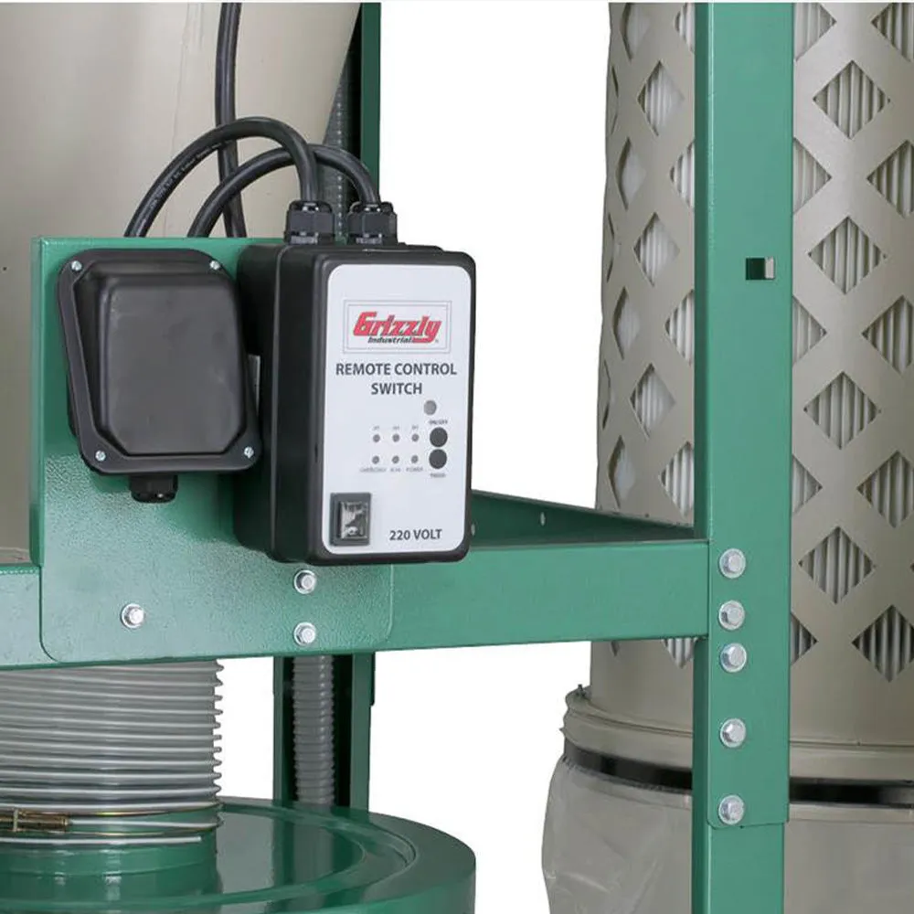 Grizzly G0442 220V 5 HP Cyclone Dust Collector