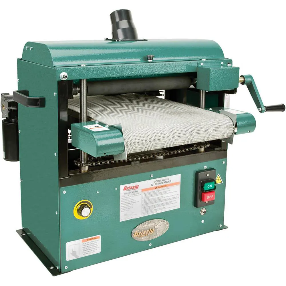 Grizzly G0459 115V 12 Inch 1-1/2 HP Baby Drum Sander