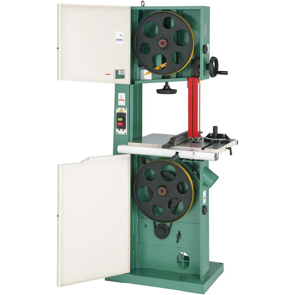 Grizzly G0513X2 110V/220V 17 Inch 2 HP Bandsaw Cast Iron Trunnion