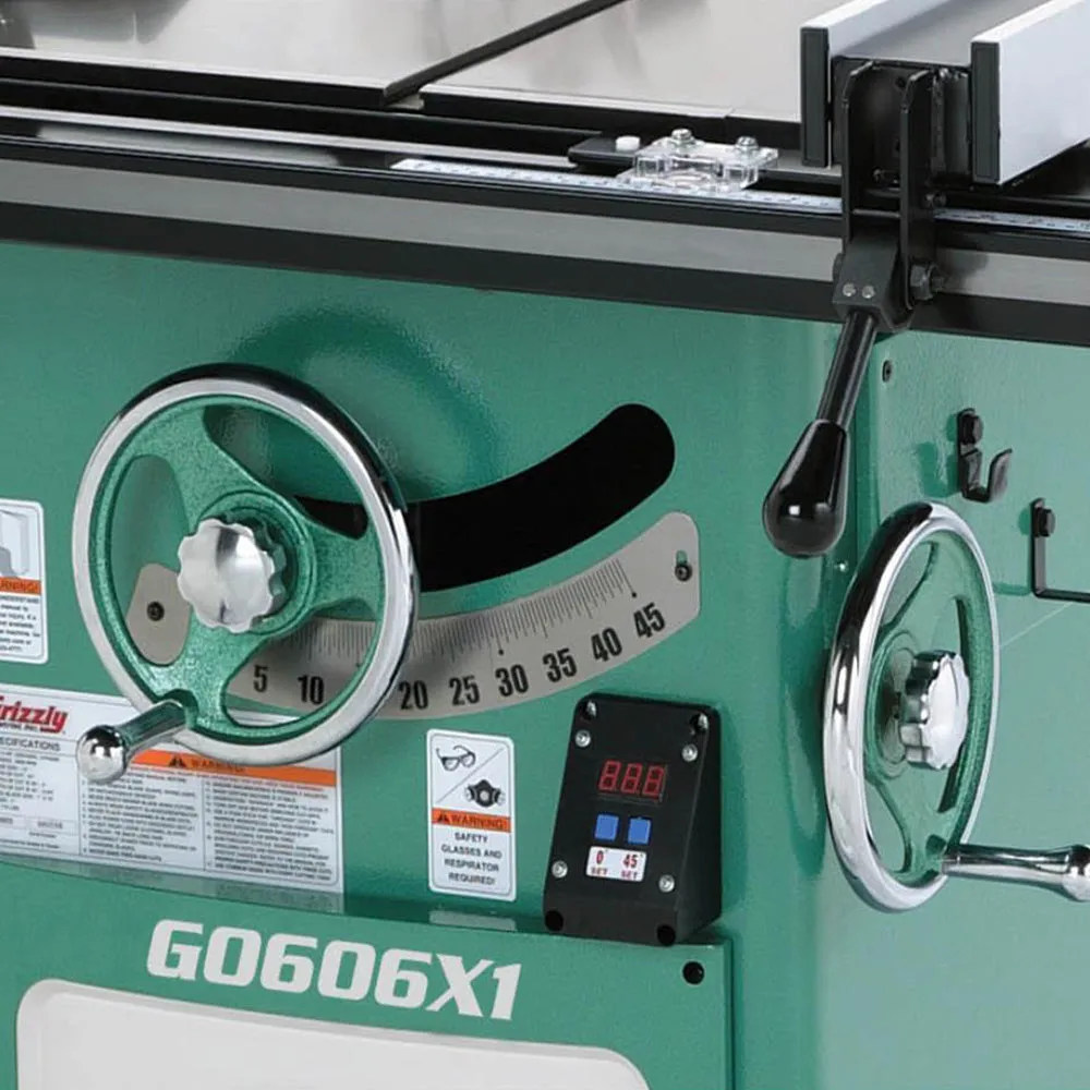 Grizzly G0606X1 220V/440V 12 Inch 7-1/2 HP 3-Phase Extreme Table Saw